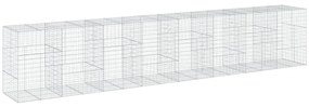 Cesto gabião com cobertura 800x100x150 cm ferro galvanizado