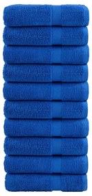 Toalhas de banho premium SOLUND 10 pcs 70x140 cm 600 gsm azul