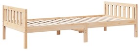Cama de criança sem colchão 90x190 cm madeira de pinho maciça