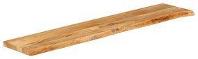 Tampo de mesa c/ borda viva 180x20x3,8 cm mangueira maciça