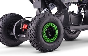 Moto 4 elétrica para crianças 1300W Motors T-REX Verde