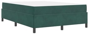 Estrutura da Cama Branco e Cinza Claro 160 x 200 cm Veludo