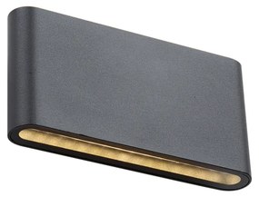 Candeeiro de Parede Preto Magnético Incl. LED Recarregável - Batt Moderno