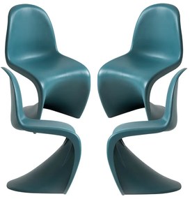 Pack 4 Cadeiras Ceres - Verde-azulado