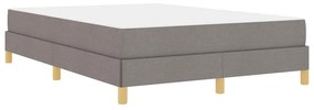 Cama Box Taupe, Marrom 140 x 190 cm
