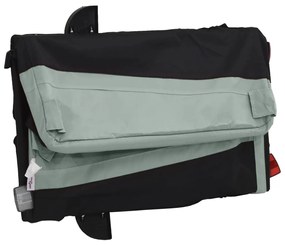 Reboque para bicicleta 30 kg ferro preto e cinza