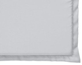 Almofadas de assento de jardim 6 pcs 45x45x2 cm cinzento-claro