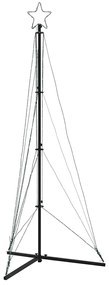LED Árvore de Natal 363 LEDs Azul 182 cm