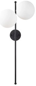 Candeeiro de Parede Fazli – Preto e Creme – 32 x 27 x 72 cm