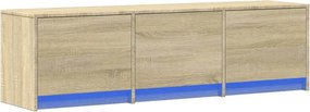 vidaXL Gabinete para TV Sonoma 140 x 34 x 40 cm Madeira processada