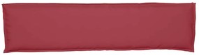 Cushions de Palete para Banco 2 pcs Vermelho Vinho 150x40x8 cm Tecido