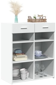 Aparador 80x42,5x93 cm derivados de madeira branco