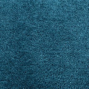 Tapete de pelo curto OVIEDO Ø 120 cm turquesa