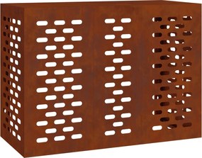 vidaXL Capa de Ar Condicionado Ferro Enferrujado 110 x 50 x 80 cm