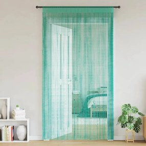 vidaXL Cortinas de fios 2 pcs 140x250 cm turquesa