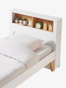 Agora -30€: Cabeceira de cama com arrumação deslizante branco