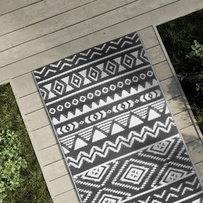 Tapete de exterior 80x250 cm ARAKIL PP preto