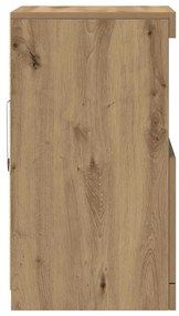 Sideboard vidaXL com Luzes LED Carvalho Artisan 41x37x67 cm