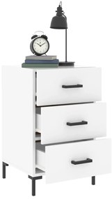 Mesa de cabeceira 40x40x66 cm derivados de madeira branco