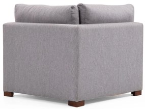 Sofá de Canto Lena – Cinzento Claro – 296 x 350 x 190 cm