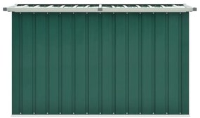 Caixa de arrumação para jardim 149x99x93 cm verde