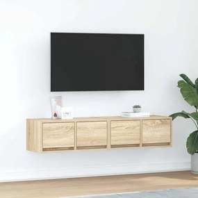 vidaXL Móveis de TV 2pcs 60x31x25,5cm deriv. madeira carvalho sonoma