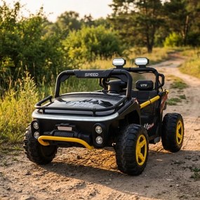 Carro elétrico para Crianças 24V Buggy UTV SPEED Rodas de espuma EVA Preto