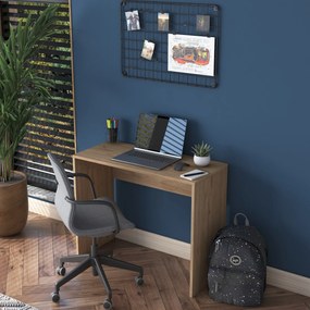 Secretária de Estudo "Simple" – Nogueira, 90x40x73 cm, Design Funciona