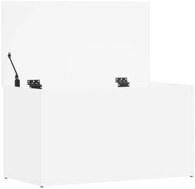 Arca arrumação 84x42x46 cm madeira processada branco brilhante