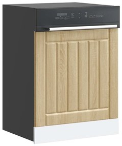 vidaXL Painel máquina lavar louça Lucca deriv. madeira carvalho sonoma