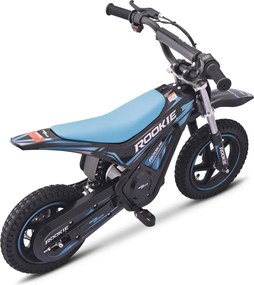 Mota elétrica para crianças ROOKIE 24 V (12"), bateria de lítio, motor sem escovas de 250 W, travão de disco Azul