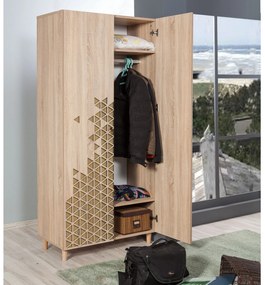 Guarda-roupa Stil – Carvalho Sonoma – 90 cm x 192 cm x 52 cm