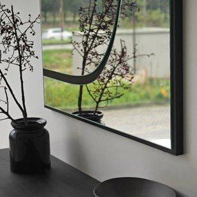 Espelho Abstract – Preto – 70 cm x 70 cm