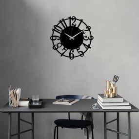 Relógio de Parede Decorativo Watch-015 – Preto – 48 x 48 cm