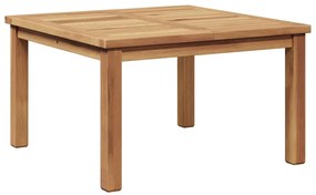 Mesa de centro Castanho 60 x 60 x 36 cm Madeira de teca sólida