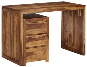 Secretária Computador, em Madeira de Sheesham Maciça 110x55x76 cm
