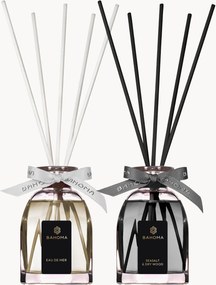 Difusores octogonais em caixa de presente Eau de Mer, Seasalt & Dry Wood, conjunto de 2