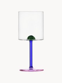 Copo de vinho em vidro borosilicato artesanal Dot