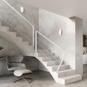 Aplique Candeeiro de parede Aço TEAR Branco