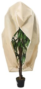 vidaXL Cobertura para plantas com fecho 70 g/m² 3,14x2,5 m