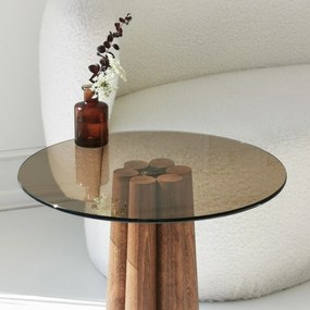 Mesa de Centro Thales – Bronze Walnut – 50 cm x 50 cm x 50 cm
