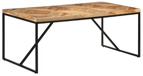 Mesa de jantar 180x90x76 cm madeira acácia maciça e mangueira