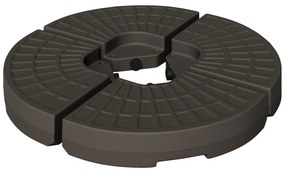 Base para Chapéu de Sol em 4 Partes Recarregável com Areia ou Água Des