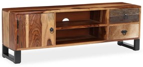 vidaXL Móvel de TV madeira acácia maciça 120x30x40 cm