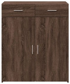 Aparador 80x42,5x93 cm derivados de madeira carvalho castanho