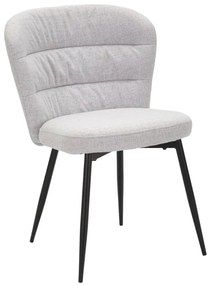 CONJUNTO DE CADEIRAS CINZA LOSANNA 2 PCS CM 58X60,5X85