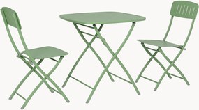 Conjunto de jantar bistrô dobrável para jardim Yvonne, conjunto de 3