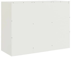 Aparador 99x39x73 cm aço branco