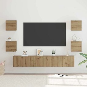 vidaXL Conjunto de móvel de TV 7 pcs carvalho artisiano