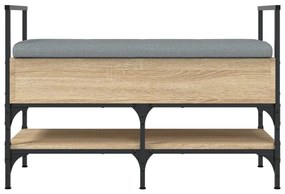 Banco sapateira 85,5x42x57,5 cm deriv. madeira carvalho sonoma
